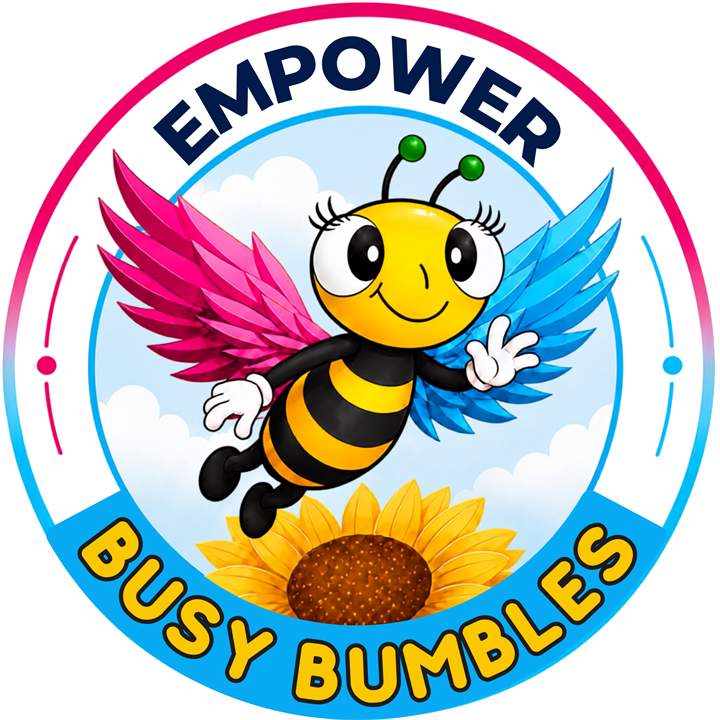 EMPOWER and Busy Bumbles partnership badge